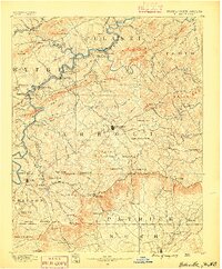 1889 Map of Hillsville