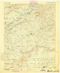 1892 Map of Hillsville