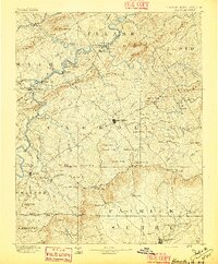 1896 Map of Surry County, VA