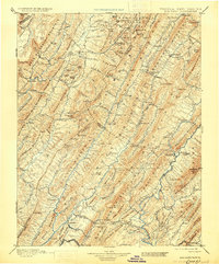 Download a high-resolution, GPS-compatible USGS topo map for Monterey, VA (1930 edition)