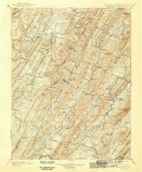 Download a high-resolution, GPS-compatible USGS topo map for Monterey, VA (1941 edition)