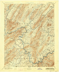 Download a high-resolution, GPS-compatible USGS topo map for Natural Bridge, VA (1926 edition)