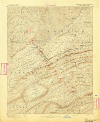 1891 Map of Pocahontas