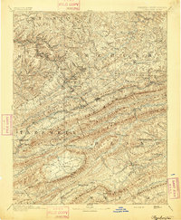 1894 Map of Pocahontas
