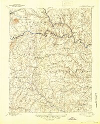 1892 Map of Spotsylvania, 1944 Print