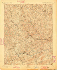 1897 Map of Tazewell, 1902 Print