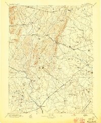 preview thumbnail of historical topo map of Warrenton, VA in 1894
