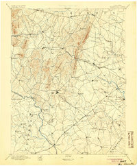 1894 Map of Warrenton, 1905 Print