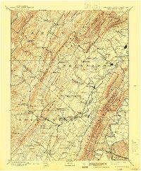 1892 Map of Woodstock, 1941 Print