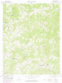 Download a high-resolution, GPS-compatible USGS topo map for Abilene, VA (1981 edition)