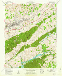 Download a high-resolution, GPS-compatible USGS topo map for Abingdon, VA (1962 edition)