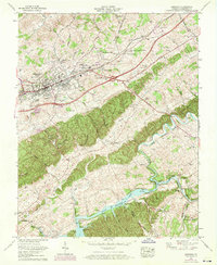 Download a high-resolution, GPS-compatible USGS topo map for Abingdon, VA (1970 edition)