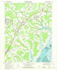 Download a high-resolution, GPS-compatible USGS topo map for Accomac, VA (1971 edition)
