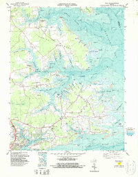 preview thumbnail of historical topo map of Gloucester County, VA in 1983
