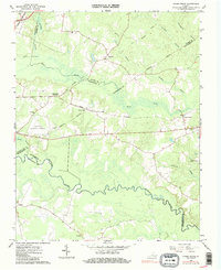 preview thumbnail of historical topo map of Southampton County, VA in 1966