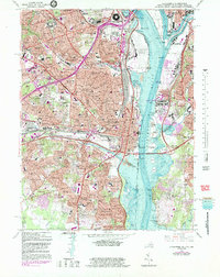 Download a high-resolution, GPS-compatible USGS topo map for Alexandria, VA (1983 edition)