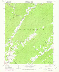 Download a high-resolution, GPS-compatible USGS topo map for Alleghany, VA (1978 edition)