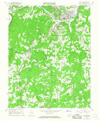 Download a high-resolution, GPS-compatible USGS topo map for Altavista, VA (1968 edition)
