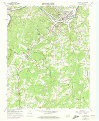 Download a high-resolution, GPS-compatible USGS topo map for Altavista, VA (1972 edition)