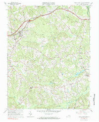Download a high-resolution, GPS-compatible USGS topo map for Amelia Court House, VA (1984 edition)