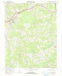 Download a high-resolution, GPS-compatible USGS topo map for Amelia Court House, VA (1991 edition)