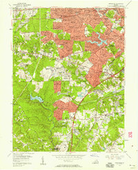 Download a high-resolution, GPS-compatible USGS topo map for Annandale, VA (1958 edition)