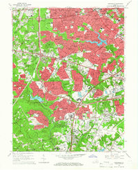 Download a high-resolution, GPS-compatible USGS topo map for Annandale, VA (1966 edition)