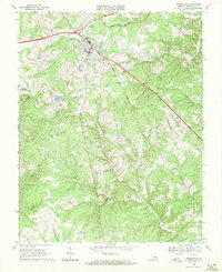 Download a high-resolution, GPS-compatible USGS topo map for Appomattox, VA (1971 edition)