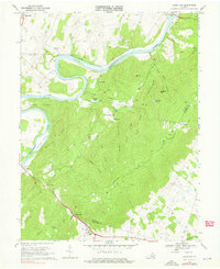 Download a high-resolution, GPS-compatible USGS topo map for Ashby Gap, VA (1976 edition)