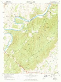 Download a high-resolution, GPS-compatible USGS topo map for Ashby Gap, VA (1971 edition)