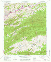 Download a high-resolution, GPS-compatible USGS topo map for Atkins, VA (1971 edition)