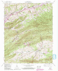 Download a high-resolution, GPS-compatible USGS topo map for Atkins, VA (1993 edition)