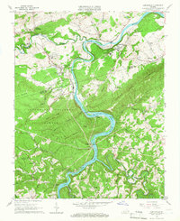 Download a high-resolution, GPS-compatible USGS topo map for Austinville, VA (1966 edition)