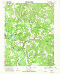 Download a high-resolution, GPS-compatible USGS topo map for Aylett, VA (1972 edition)