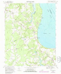 Download a high-resolution, GPS-compatible USGS topo map for Bacons Castle, VA (1986 edition)