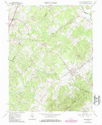 Download a high-resolution, GPS-compatible USGS topo map for Barboursville, VA (1986 edition)