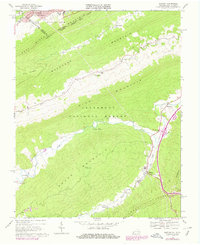 Download a high-resolution, GPS-compatible USGS topo map for Bastian, VA (1978 edition)