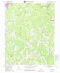 Download a high-resolution, GPS-compatible USGS topo map for Beaverdam, VA (1985 edition)