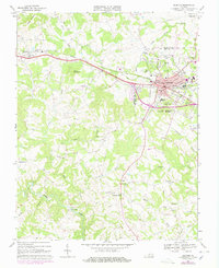 Download a high-resolution, GPS-compatible USGS topo map for Bedford, VA (1978 edition)