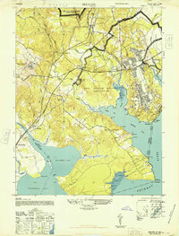 preview thumbnail of historical topo map of Fairfax County, VA in 1948