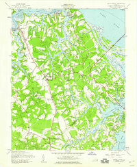 Download a high-resolution, GPS-compatible USGS topo map for Benns Church, VA (1960 edition)