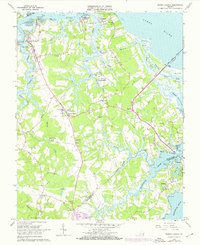 Download a high-resolution, GPS-compatible USGS topo map for Benns Church, VA (1972 edition)