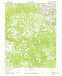 Download a high-resolution, GPS-compatible USGS topo map for Bent Mountain, VA (1978 edition)