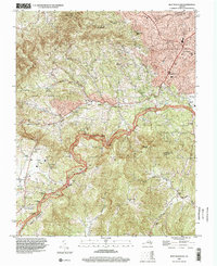Download a high-resolution, GPS-compatible USGS topo map for Bent Mountain, VA (2000 edition)