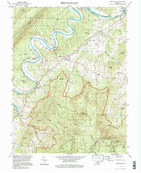 Download a high-resolution, GPS-compatible USGS topo map for Bentonville, VA (1997 edition)
