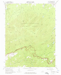 preview thumbnail of historical topo map of Augusta County, VA in 1965