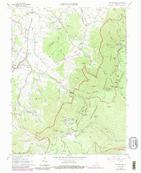 Download a high-resolution, GPS-compatible USGS topo map for Big Meadows, VA (1989 edition)