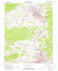 Download a high-resolution, GPS-compatible USGS topo map for Blacksburg, VA (1978 edition)