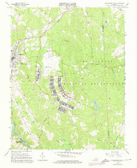 Download a high-resolution, GPS-compatible USGS topo map for Blackstone East, VA (1976 edition)