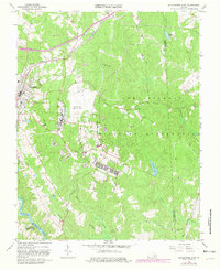 Download a high-resolution, GPS-compatible USGS topo map for Blackstone East, VA (1981 edition)